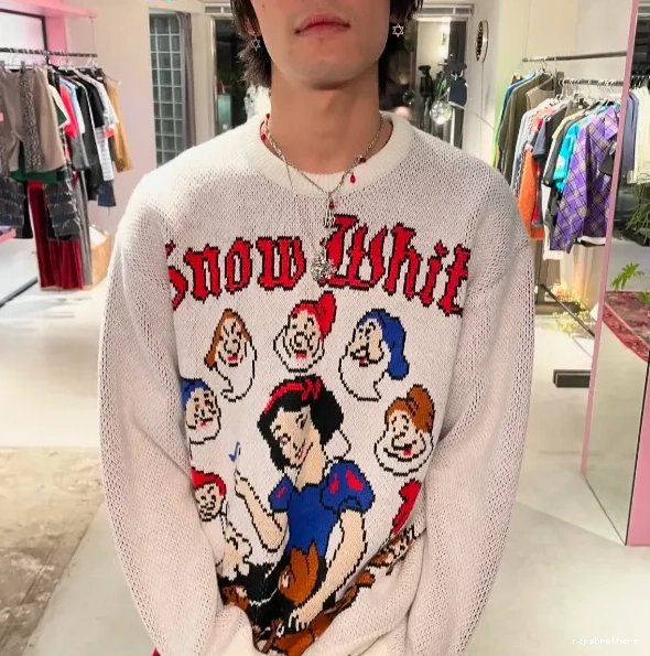 24FW SNOW Sweater Snow WHITE SWEATER White 0828